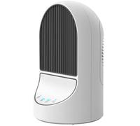 Radiateur électrique miniature, de couleur blanche, idéal pour le bureau ou la maison, de petite taille, silencieux, conçu pour une utilisation hivernale