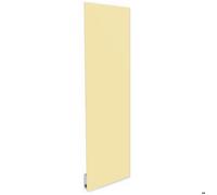 Radiateur électrique mural rayonnant extra plat 500W en verre creme