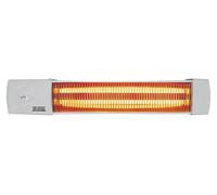 Radiateur électrique, quartz, 600-1200 W, pivotant, à fixer au mur
