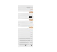 Radiateur électrique sèche-serviettes Allure 3 virtuose Mât à droite avec soufflerie 1750W - Blanc mat/chêne - THERMOR - 483097