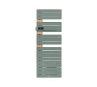 Radiateur électrique sèche-serviettes Allure 3 virtuose Mât à gauche avec soufflerie 1750W Vert eucalyptus/chêne - THERMOR - 483103