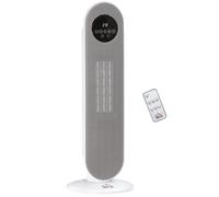 HomCom Chauffage d'appoint Radiateur soufflant céramique oscillant 1300/2000W avec télécommande