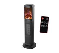 Sannover Radiateur céramique Lizeo 2000 W oscillant Noir