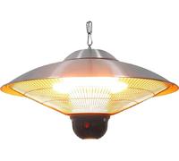 Radiateur électrique suspendu avec éclairage à Led, Ø 585 Mm, hauteur 300 Mm