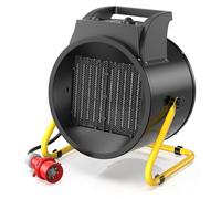 Radiateur électrique ventilé de 9000 W - Chauffage céramique pour 80 m² - Noir