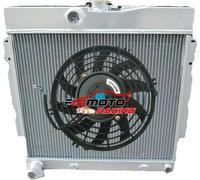 Radiateur en aluminium, dimensions du noyau 538 mm x 460 mm x 42 mm, dimensions totales 654 mm x 600 mm x 146 mm, dimensions d'entrée/sortie 38 mm, configuration à 2 rangées, puissance de refroidissem