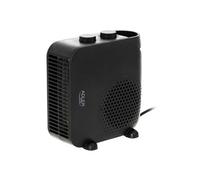 Radiateur et Ventilateur Soufflant, Portable, Air Chaud / Froid, Thermostat AD7725B Noir