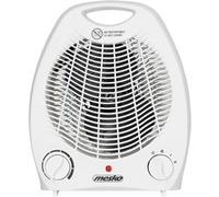 Radiateur et Ventilateur Soufflant, Portable, Air Chaud / Froid, Thermostat MS7719 Blanc