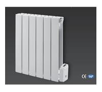AMINF020D - Radiateur fixe à inertie - Corps en aluminium - Thermostat digital - Programmation herbdomadaire - blanc