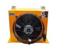 Radiateur hydraulique refroidi à l'air, 24V/12V/220V/380V, monté sur camion, grue, réservoir de carburant modifié, refroidisseur, AH1012T Absorption efficace des chocs(DC12V)