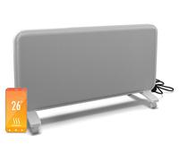 Radiateur infrarouge 2000 W, avec technologie graphène, contrôle via application et écran tactile, couleur blanche