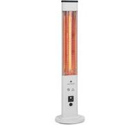 Radiateur infrarouge - blumfeldt Heat Guru Plus - Radiateur d'extérieur - 1200W - Télécommande - Blanc Blanc G