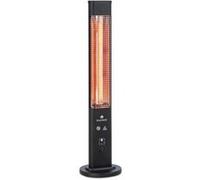 Klarstein Chauffage infrarouge, Chauffage radiant pour l'intérieur, Chauffage infrarouge sur pied, Chauffage électrique sûr avec protection anti-basculement, Chauffage à haute efficacité énergétique a