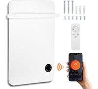 Radiateur infrarouge Eikuavons de 400 W – Radiateur sèche-serviettes connecté Wi-Fi – Convient pour les salons et les salles de bains