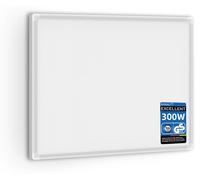 Radiateur infrarouge électrique 300 W - Modèle tour blanc - Économique en énergie - Pour intérieur - Chauffage silencieux