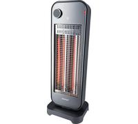 Radiateur infrarouge en céramique | Oscillation, 2 niveaux de puissance : 450/900 W, fonctionnement silencieux, arrêt de sécurité, poignée de transport