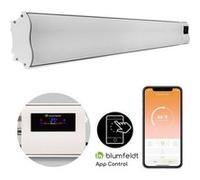 Blumfeldt Cosmic Beam Smart 2400W Chauffage Mural Infrarouge Blanc