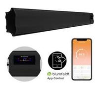 Blumfeldt Cosmic Beam Smart 3000W Chauffage Mural Infrarouge Noir