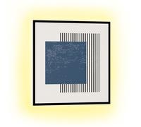 Radiateur infrarouge - Klarstein Mojave - 500W - panneau convecteur 60x60cm - contrôle par app - blanc-bleu