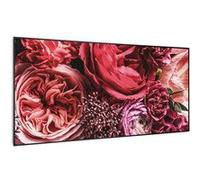 Radiateur infrarouge - Klarstein Wonderwall Air Art - Panneau chauffant - 120x60cm - 700W - Connecté - Fleurs cadre noir Rose G