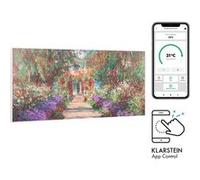 Radiateur infrarouge - Klarstein Wonderwall Air Art - Panneau chauffant - 120x60cm - 700W - Connecté - Motif jardin Multicolore G