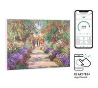 Radiateur infrarouge - Klarstein Wonderwall Air Art - Panneau chauffant - 80x60cm - 500W - Connecté - Motif jardin Multicolore G