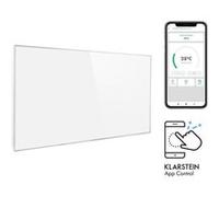 Klarstein Radiateur Infrarouge Mural Intelligent, Chauffage Infrarouge 600W, Panneau Chauffant Infrarouge, APP Mobile, Radiateur Electrique Extra Plat, Salle de Bain, Sans CO2, Faible Conso d'Energie