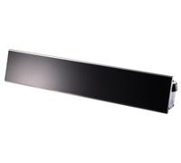 Radiateur infrarouge Relax Glass IP65 1800 watts noir-argent
