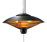 Radiateur infrarouge Solaria Orbit 2500W, boîtier en aluminium - noir