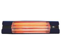 Radiateur infrarouge Thermologika Design bleu foncé 1800 W avec chaîne de traction