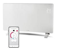 SENCOR SCF 4740WH Convecteur, surface en verre,Sencor HOME app (iOS / Android), 2 réglages de chauffage, températures 5-45°C, écran LED, fonction silencieuse de l'écran, IP24, 2400W