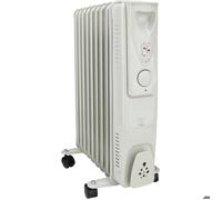 Voltman Radiateur mobile bain d'huile 2000W Blanc