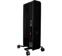Radiateur mobile bain d'huile CosyOil 1000W - façade verre trempé - Voltman