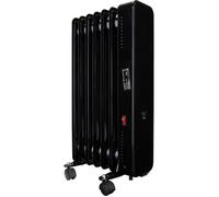 Radiateur mobile bain d'huile CosyOil 1500W - façade verre trempé - Voltman