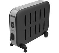 Radiateur mobile CERAMDUO 1522 à chaleur douce noir 1500W Noir G