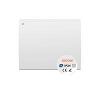 CIARRA Radiateur électrique CBHT10E Inertie sèche céramique 1000W salle de bain/chambre 10–15 m²