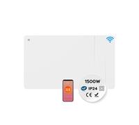 CIARRA Radiateur Inertie Céramique, Film 1500W WiFi Chauffage Fixé Programmable LCD Thermostat CBHTD15A-W