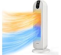 Radiateur mural électrique en céramique 2000 W avec thermostat - Technologie PTC - Protection contre la surchauffe - Fonction ventilateur - Radiateur mural silencieux et portable pour le salon et la c