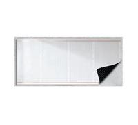 Radiateur Mural Rayonnant Sans Éblouissement | Fixation Murale, Chaleur en 3 Secondes, Anti-Humidité, Silencieux(White,100x50cm)