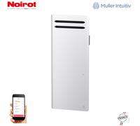 Radiateur NOIROT SENSUAL 1000W vertical blanc connecté NEM2493SEEC