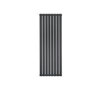 Radiateur Plat à 1 Colonne 1600 x 560 mm en Acier Gris Anthracite Verticale