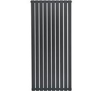Radiateur Plat à 1 Colonne 1600 x 700 mm en Acier Gris Anthracite Verticale Anthracite