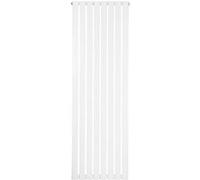 Radiateur Plat à 1 Colonne 1800 x 560 mm en Acier Blanc Verticale Blanc