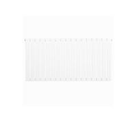 Radiateur Plat à 1 Colonne 600 x 1190 mm en Acier Blanc Horizontale