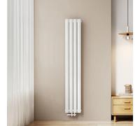 Radiateur plat EMKE, dimensions 180 x 30,4 cm, à double couche, puissance 1082 W, couleur blanche, radiateur à panneaux design