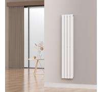 Radiateur plat 'Nore' Blanc 160x30cm Double couche 1006W