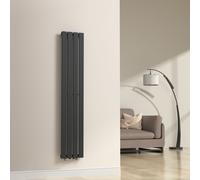 Radiateur plat 'Nore' noir 160x30cm monocouche 540W
