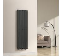 Radiateur plat 'Nore' noir 160x45cm monocouche 790W