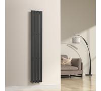 Radiateur plat 'Nore' noir 180x30cm monocouche 598W