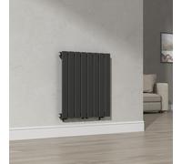 Radiateur plat 'Nore' noir 60x60cm monocouche 459W